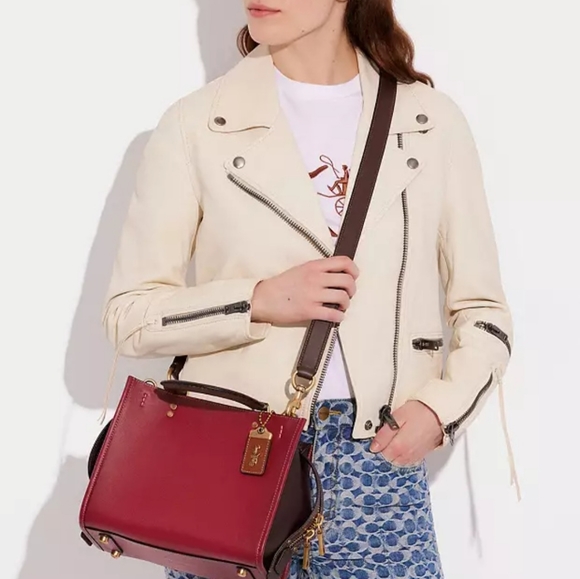 🎀Authentic Coach Rogue 25 In Colorblock✨️ - Picture 7 of 15